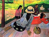 Paul Gauguin Wall Art - The Midday Na